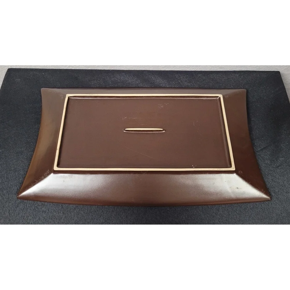 Stoneware Southern Living Mario Batali Italian Stitch Platter 15 x 9 inch